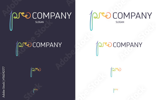 Pro nomder one flat logo