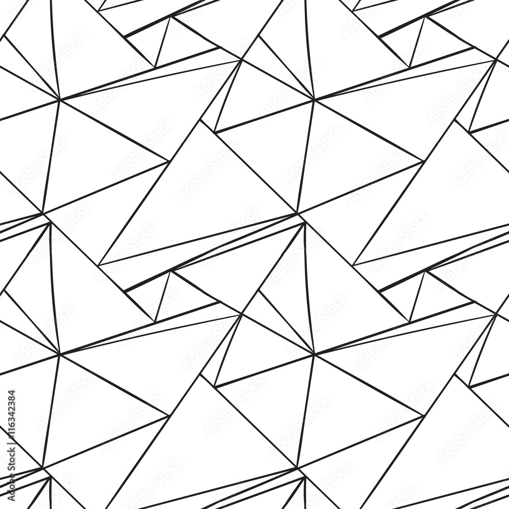 Seamless abstract line pattern