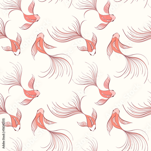 fish seamless pattern