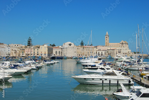 Boats moored in the port of Trani - Apulia - Italy © francovolpato