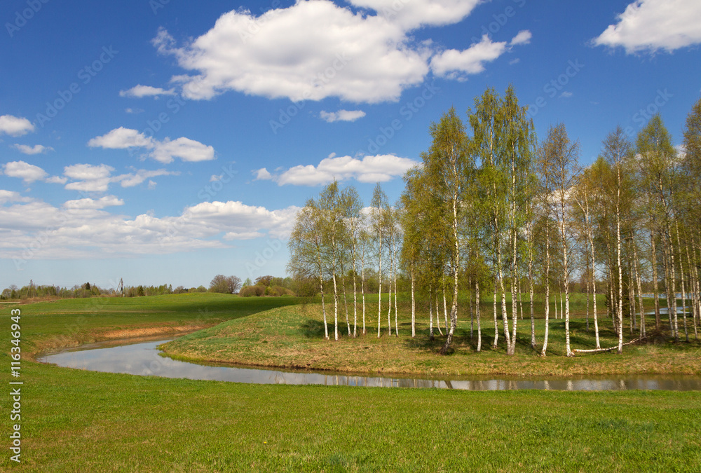 Obraz premium Lake landscape.
