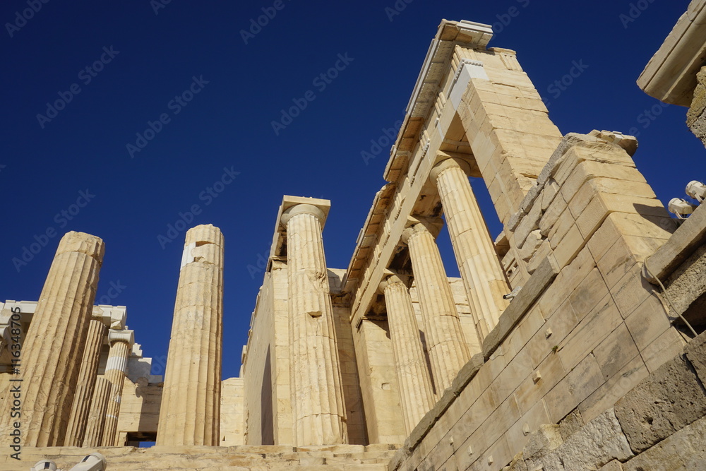 The Ancient Acropolis in Athens, Greece The Ancient Acropolis in Athens, Greece