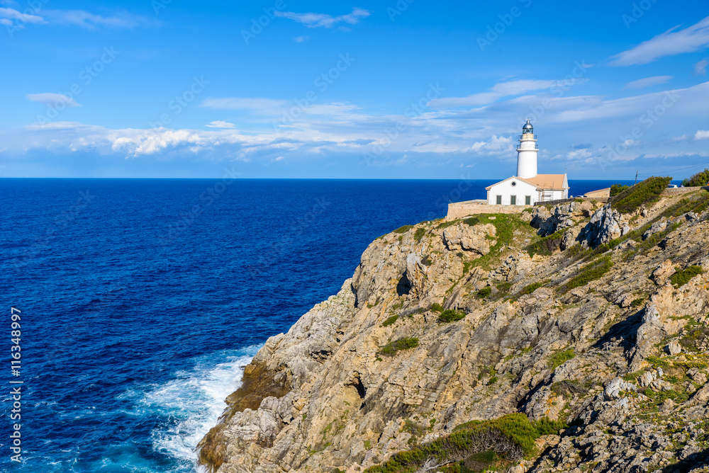 Lighthouse at cala Rajada, Mallorca - Spain