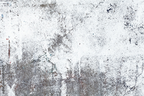 Grunge wall texture with white cracked paint. Abstract background.