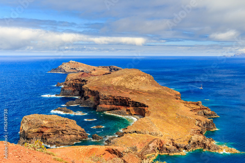 Cape Ponta de Sao Lourenco, the most eastern point of Madeira island, Portugal