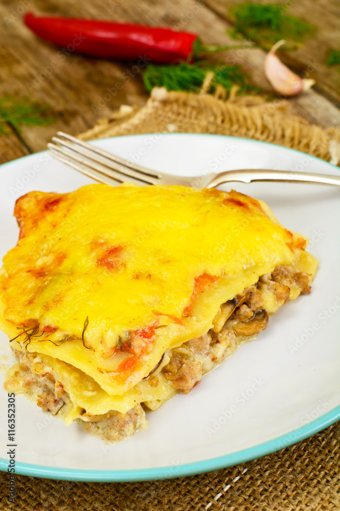 Lasagna with Minced Meat