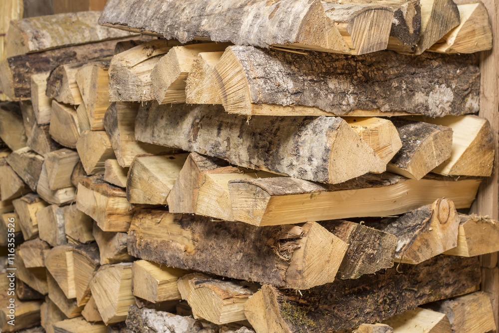 stack of firewood stack of firewood