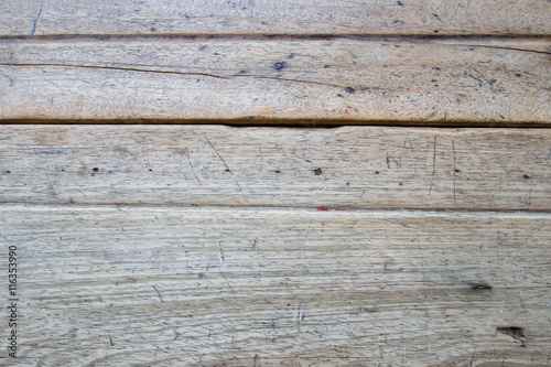 Wooden background on the table