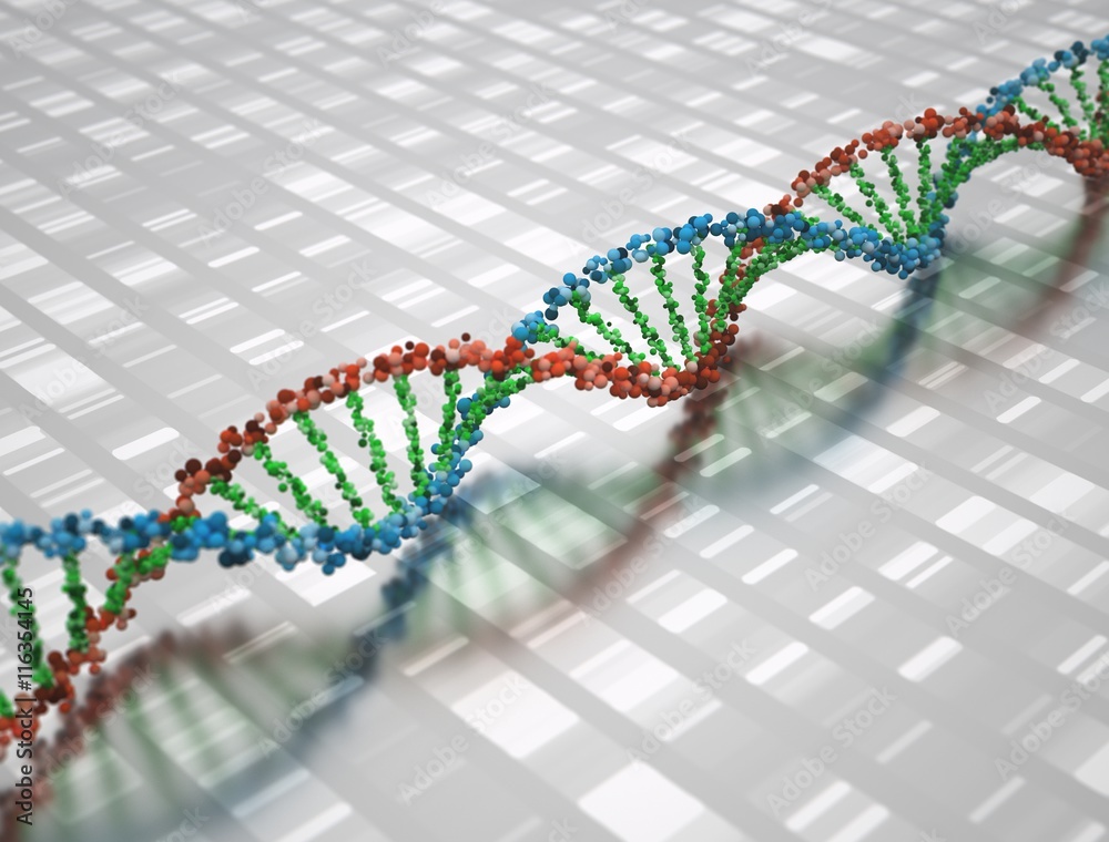 DNA 3D Structure Background Wallpaper Stock Illustration | Adobe Stock