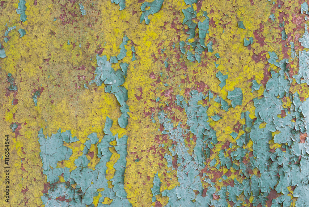 chipped paint on iron surface, great background or texture for your project