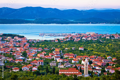 Adriatic town of Murter bay aerial view © xbrchx