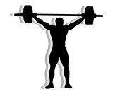 Silhouette weightlifting