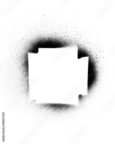 Black spray paint