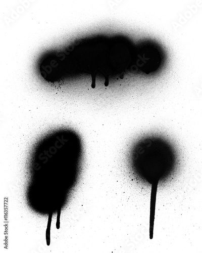 Black spray paint