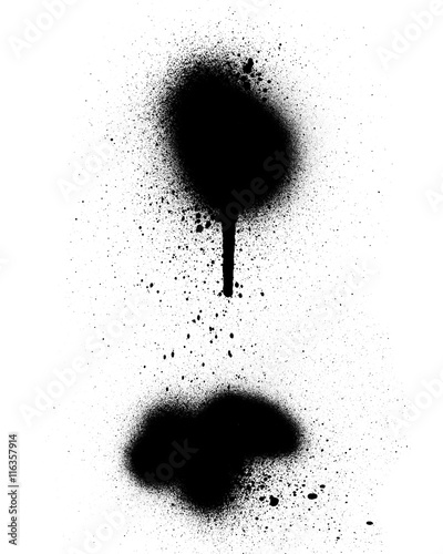 Black spray paint