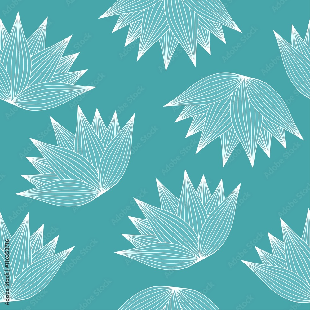 seamless pattern of lily flowers lotus design seamless pattern of lily flowers lotus design