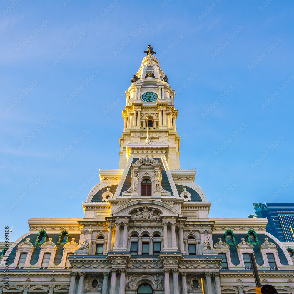 Philadelphia's  City Hall building