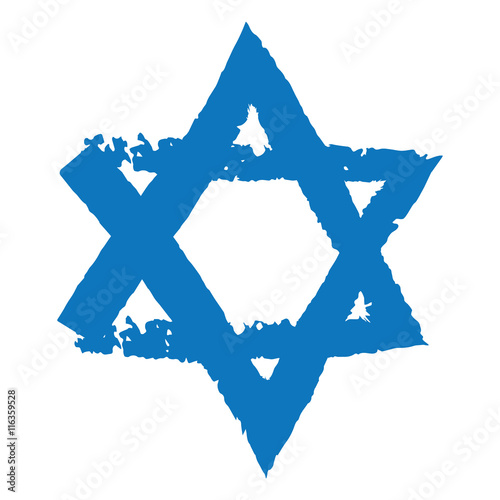 Judaic symbol of Magen David or David Star