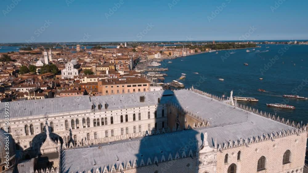 Famous Doge s Palace in Venice - Palazzo Ducale at St Marks Square