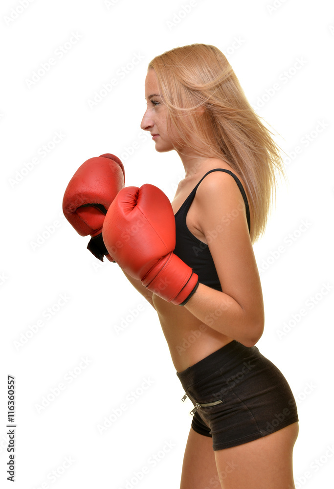 Woman boxer Woman boxer