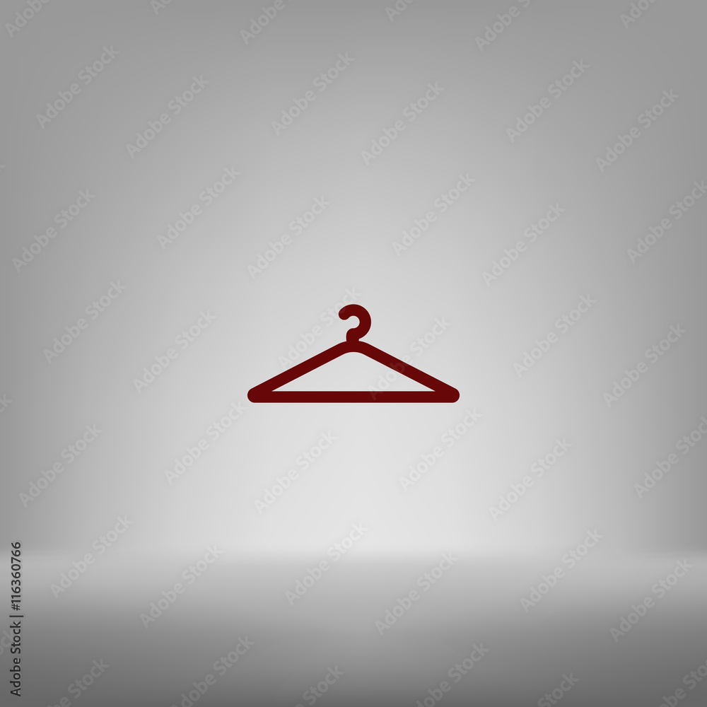 Hanger flat vector icon Hanger flat vector icon