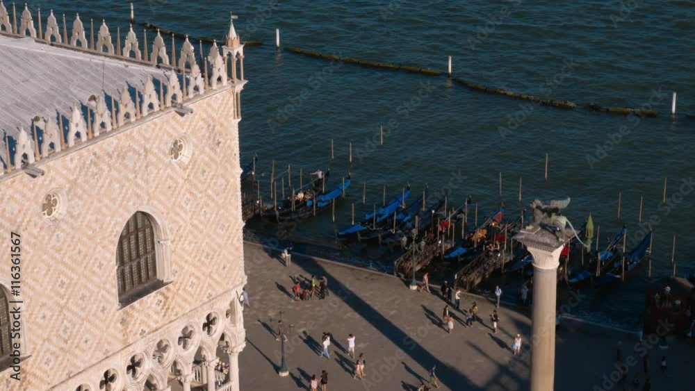 Famous Doge s Palace in Venice - Palazzo Ducale at St Marks Square