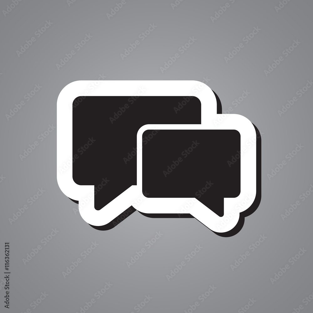 Fototapeta premium sticker icon business