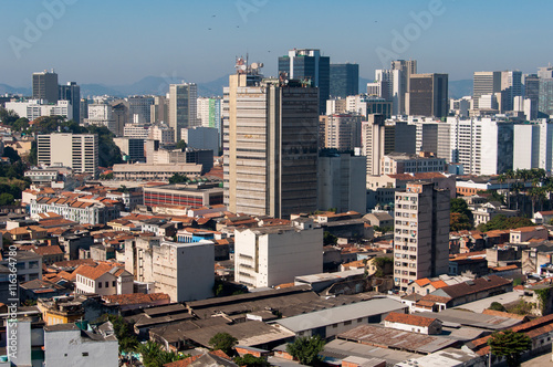 Rio de Janeiro city center and downtown skyline © Donatas Dabravolskas
