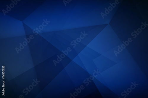 Dark blue color abstract polygonal background