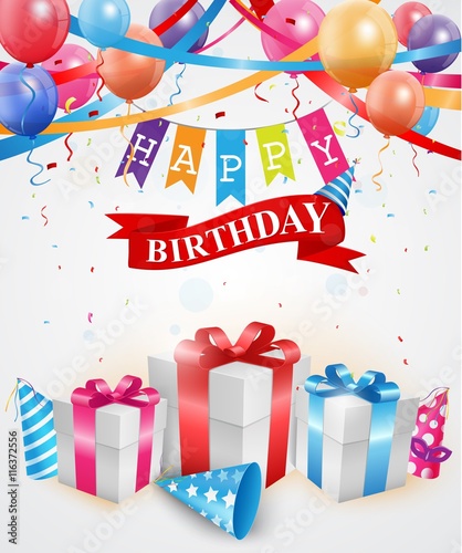 Birthday and celebration background