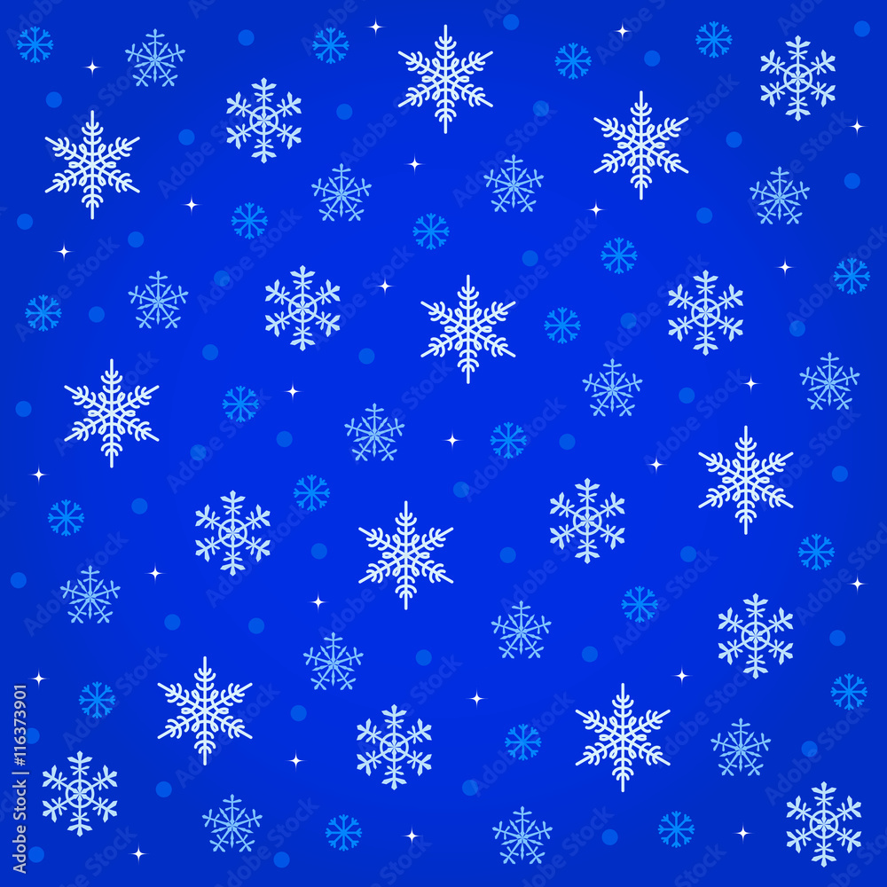 Background with snowflakes Background with snowflakes