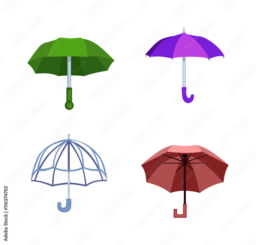 Fototapeta premium Umbrella vector isolated icon