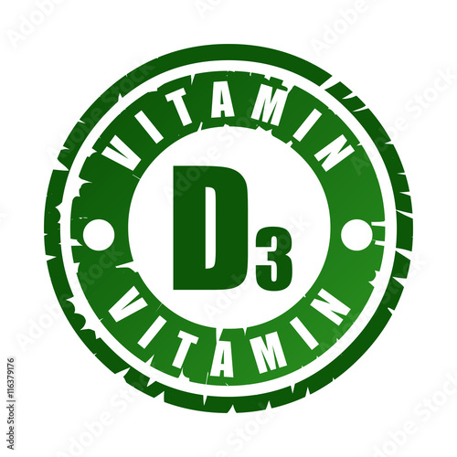 Rubber stamp with vitamin D3