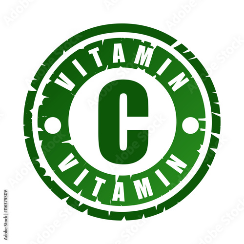 Rubber stamp with vitamin C