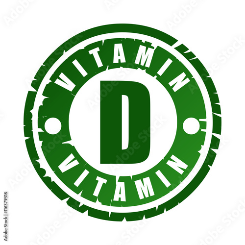 Rubber stamp with vitamin D