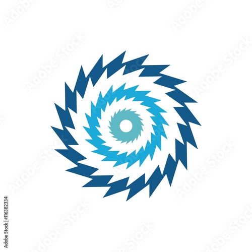 Circle logo icon vector