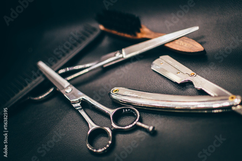 Outils barbier photo