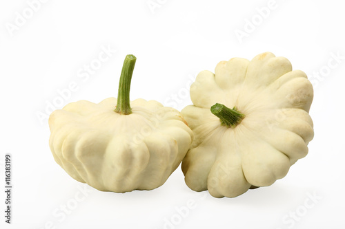 Two squash isolated on white background. For your design © k_viktar
