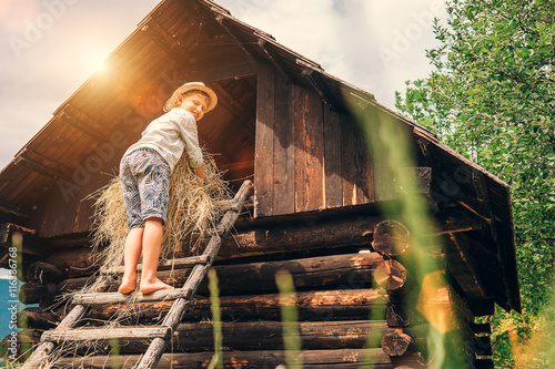 Photography Boy puts the hay in hayloft