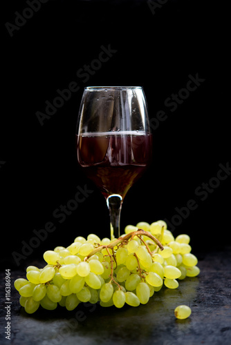 Wallpaper Mural Red dry wine in a glass
 Torontodigital.ca