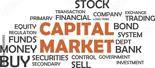 word cloud - capital market