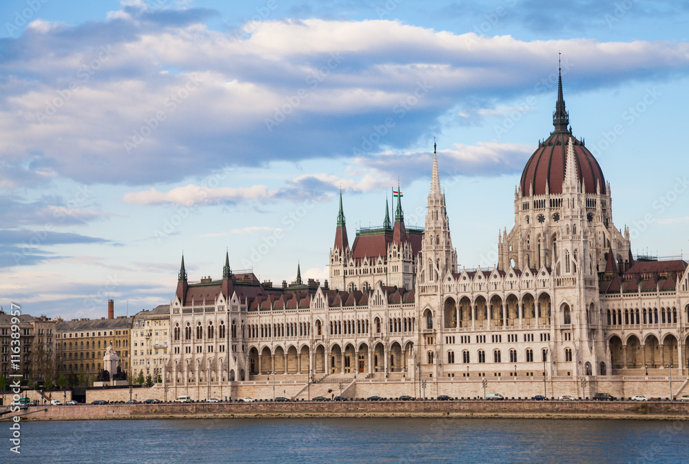 Budapest parliament view