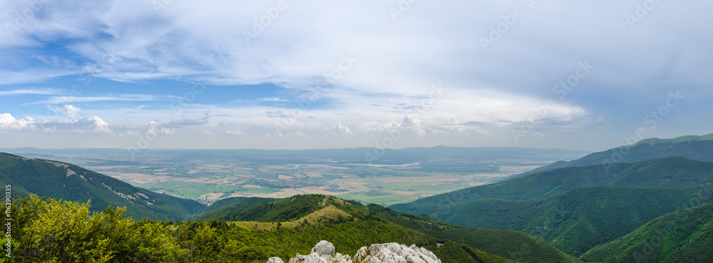 Panoramic Landscape of Shipka in Bulgaria Eastern Europe