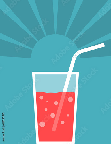 Summer cold drink poster design