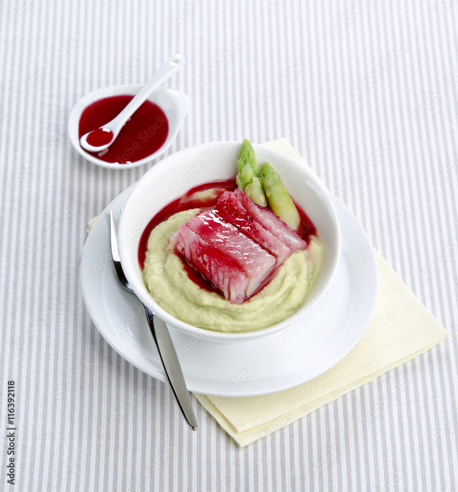Fish in red caramel sauce Fish in red caramel sauce