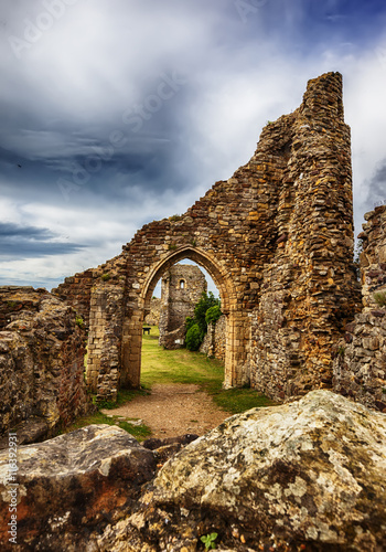Hastings Castle in the town of Hastings, East Sussex.