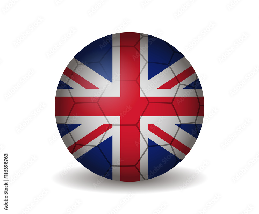 Obraz premium united kingdom soccer ball