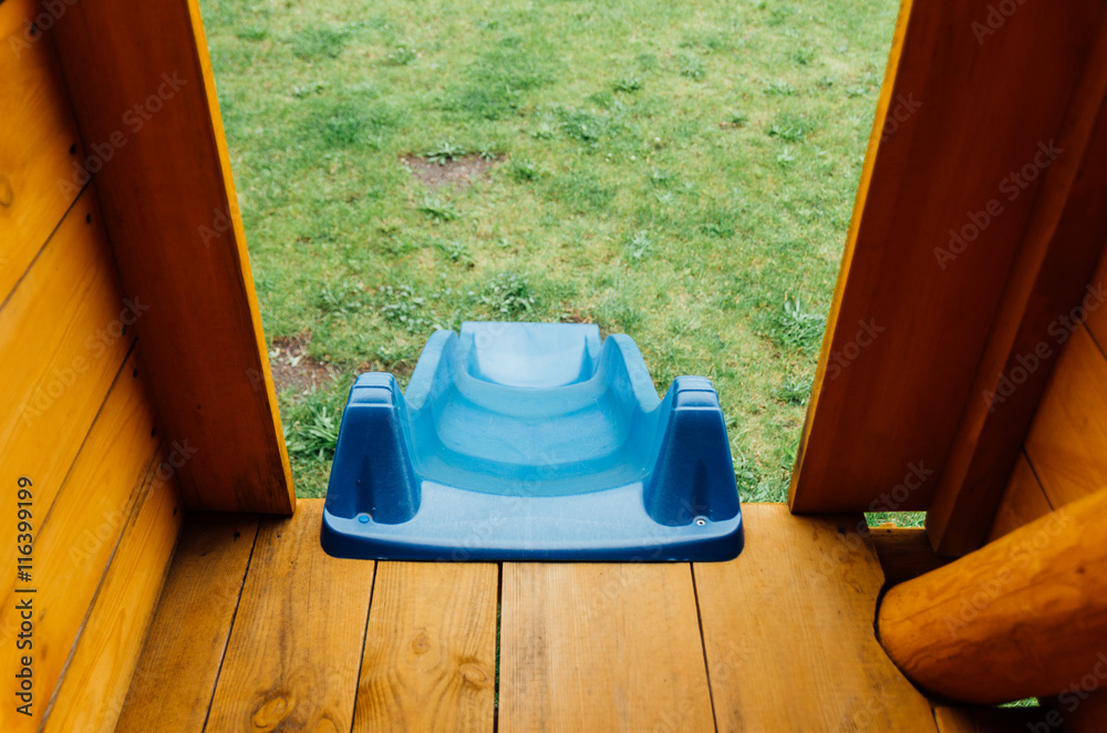 Obraz premium zjeżdżalnia dla dzieci