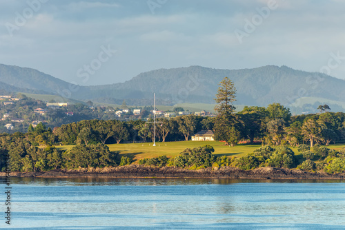 Waitangi treaty grounds in Paihia, Northland, New Zealand