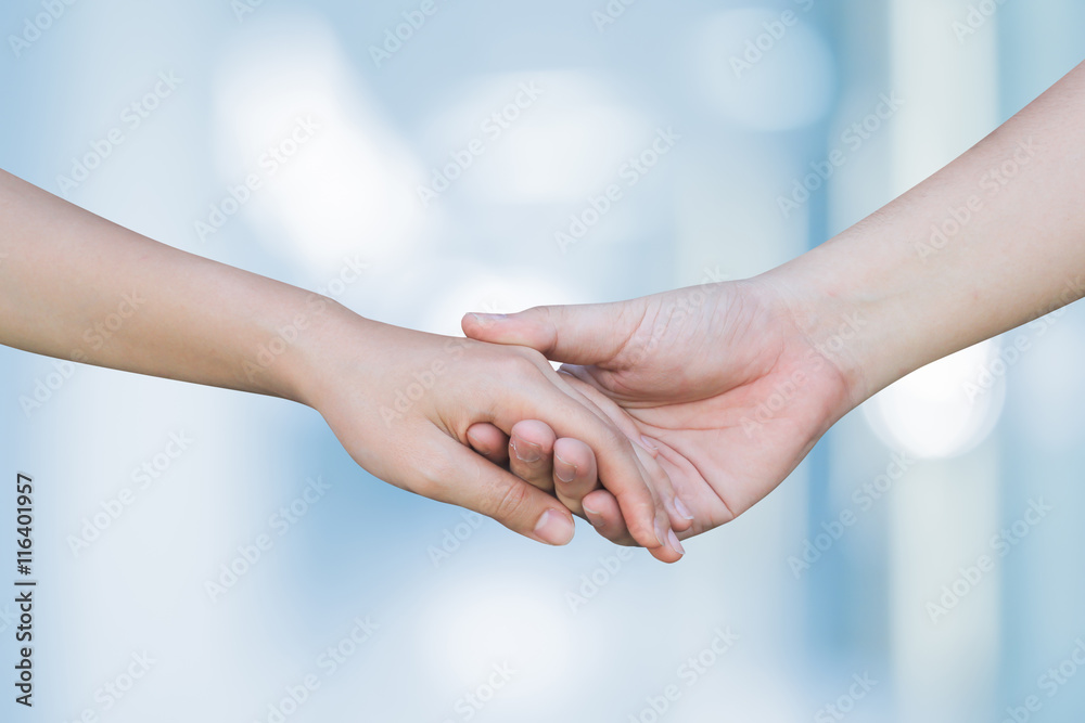 close up man woman hands touching together for take care and love close up man woman hands touching together for take care and love